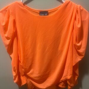 Day G Women's Vibrant Orange Blouse